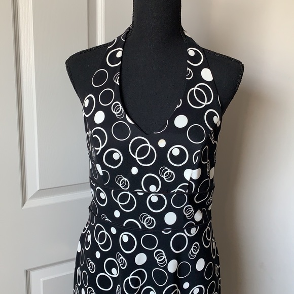 Woman’s AB Studio MIDI Halter Dress. Size 6 - Picture 2 of 6